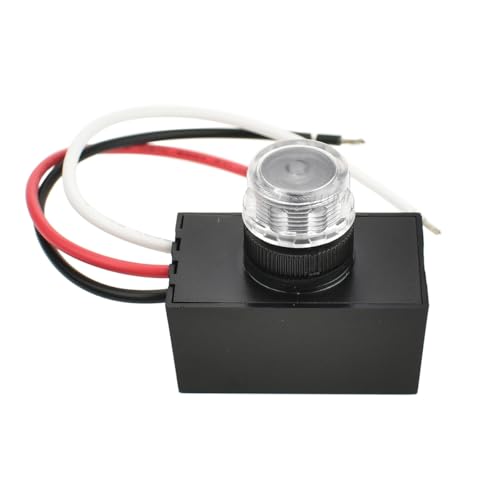 YCA1030 Dusk to Dawn Sensor, Hard-Wired Post Eye Photocell Sensor for Outdoor Lights, Automatic Light Control Switch, UL Listed - size: 1 Pack