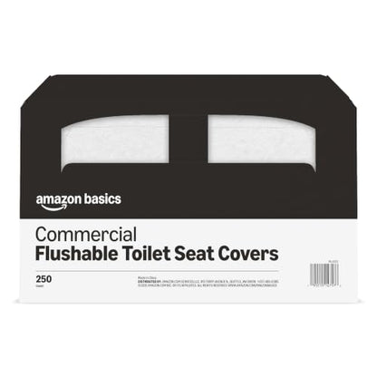 Amazon Basics Disposable Toilet Seat Covers, 4 Packs of 250 Count