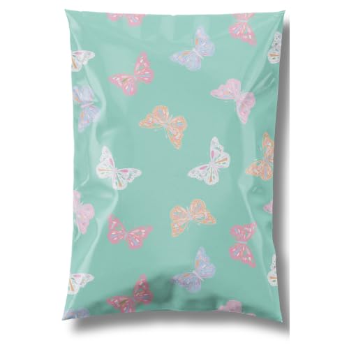 Pretty Package Store Poly Mailer 6x9, Butterfly, 100 Pack - color: Butterfly, size: 6x9