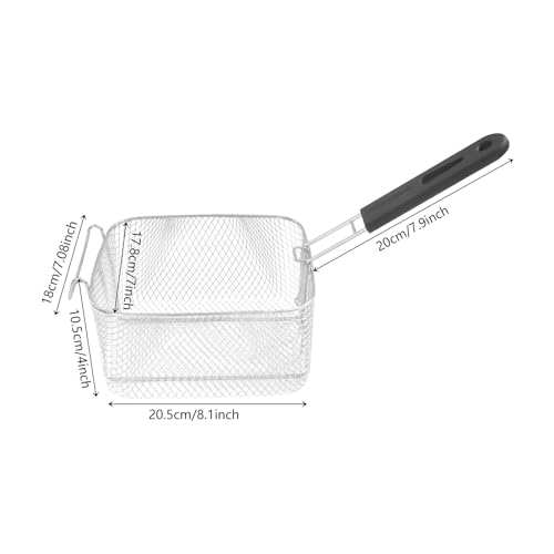 Commercial Deep Fryer, Dual Tank Countertop Fryer with Independent Temperature Control & Detachable Side Condiment Cups Stainless Steel Oil Fryer for Restaurants Supermarkets Fast Food Stalls