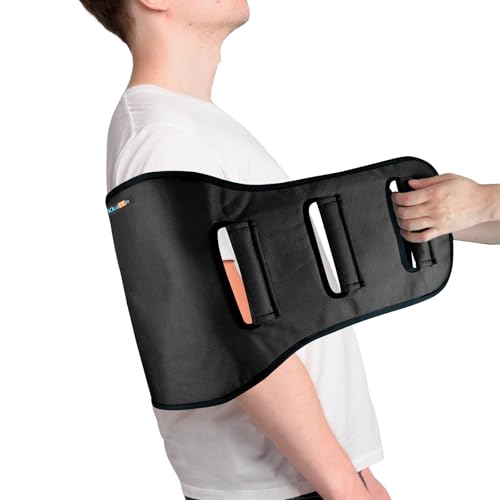 Transfer Belt Transfer Sling for Elderly, Lift Assist Gait Belt for Seniors - color: Black