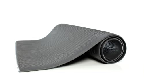 Guardian 24031002 Air Step Anti-Fatigue Floor Mat, Vinyl, 3'x10', Black, Reduces Fatigue and discomfort, Can be Easily Cut to fit Any Space