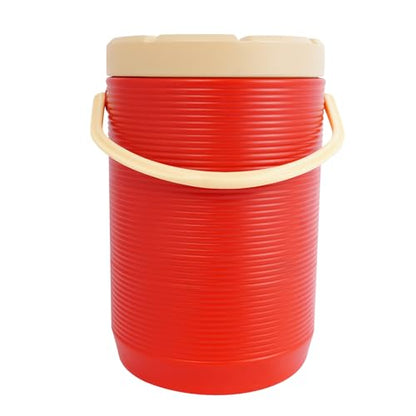 Stainless Steel Beverage Dispenser Insulated Container with Faucet Cooler with Drink Dispensers Cold and Hot Drink Dispenser for Milk Tea, Juice, Coffee 4.49 Gal Capacity (Red) - color: Red, size: 17L