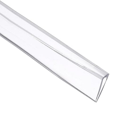 uxcell Clear Edge Trim 9.8Ft Silicone U Channel Edges Guards Fit 1/8"-5/32" - size: 9.8Ft x 5/16" x 9/16", Fits 1/8"-5/32"