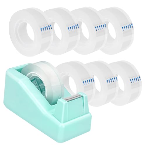 OWLKELA Lightweight Desktop Tape Dispenser, Green, 1 Pack - color: Green, size: 1 Pcs