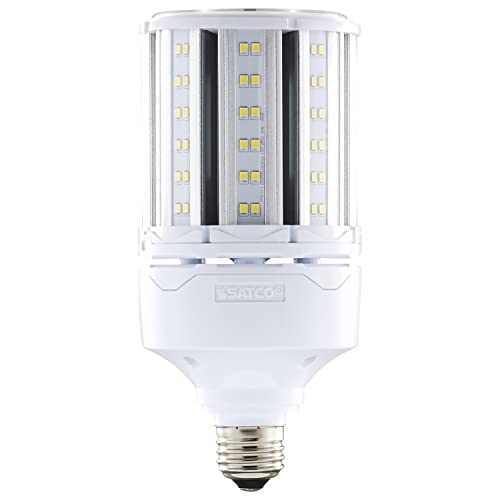 Satco S49392, 36W LED Corncob Bulb, HID Replacement, 5000K, Light Bulb