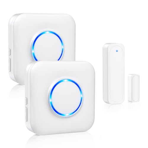 Door Chime When Door Opens, Doorbell Alarm for Home, Office, Store - size: 2 Door Chime-1 Door Sensor
