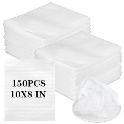 COMNICO 150 Pc Cushion Foam Pouche 8'' x10'' Glass Cup Plate Protector