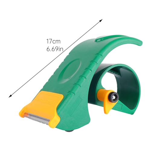 CALIDAKA Professional Grade Packing Tape Dispenser, Heavy Duty Shipping Tape Dispenser, Packing Packaging Sealing Cutter, Works with Any Tapes Up to 2 Inches Wide on Standard 3" Cores