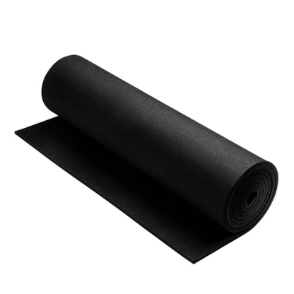 AMZQNART 4mm EVA Foam Sheets Rolls for Crafts Black Cosplay Foam 16x59in - color: 16×59in Black, size: 4mm-Thick