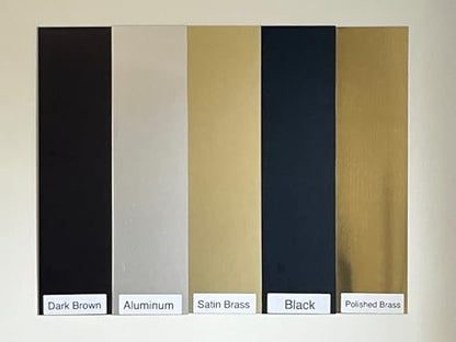 Protection Plates/Push Plates (Black, 4 x 8) - color: Black, size: 4 x 8