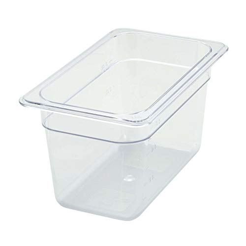Winco 1/4 Size Pan, 6-Inch - size: Fourth Size, style: 6" Deep