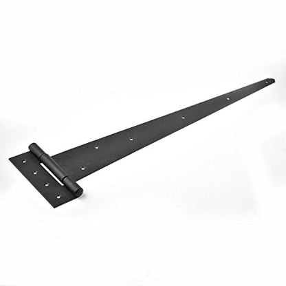 Renovators Supply Manufacturing Gate Hinges for Wooden Fences Heavy Duty 25.25 in. T Strap Hinge with Mounting Hardware - size: Pack of 1