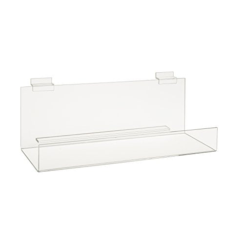 Econoco 2" Lip Book Shelf, 16" Length x 4" Depth 6 Pack