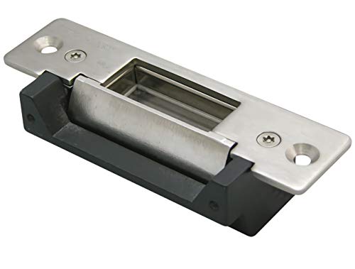 Seco-Larm SD-995C24 Electric Door Strike for Metal Doors, 24VDC, Shallow Design, Non-Polarized Connection, Reversible Non-Handed Design, Up to 250000 Cycles, Up to 1000 lbs of Static Strength