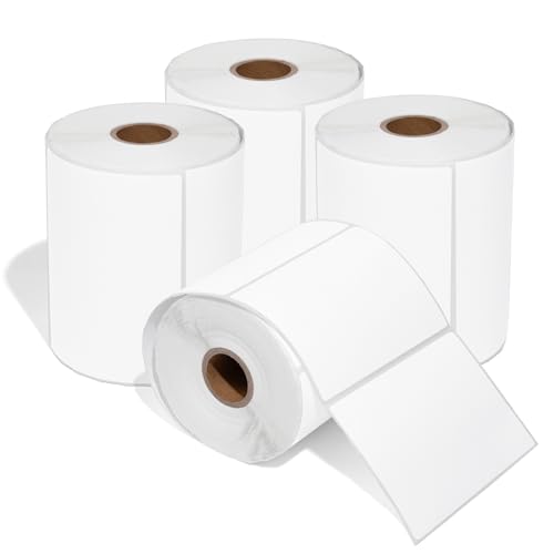 4" X 3" Direct Thermal Labels (2000 Count, 4 Rolls) - size: 4" X 3"