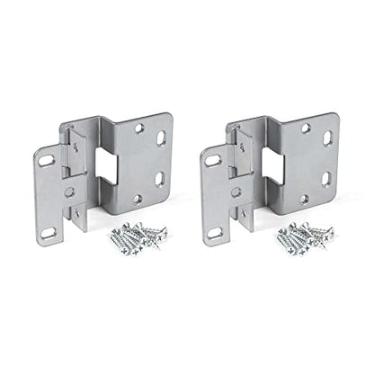 Outwater Industries: 2-3/4in Five Knuckle Hinge in Matte Chrome | for 3/4in Door | 2 Pack - size: 2 Pack