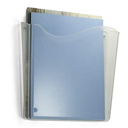 Officemate Unbreakable Vertical Wall File, Letter Size, Clear - size: (Pack of 1)