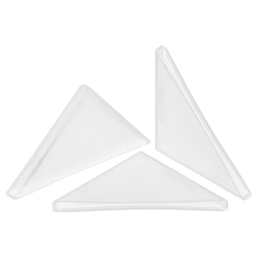 uxcell 20Pcs Plastic Corner Protectors 2x50mm Right Angle Shape Glass Corner Guards Cushion for Corner Protection of Glass, Mirror, Tile, White - color: White, size: 2x50mm