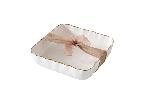 Portofino Cocktail Napkin Holder, 7" x 7" x 2" - color: Gold
