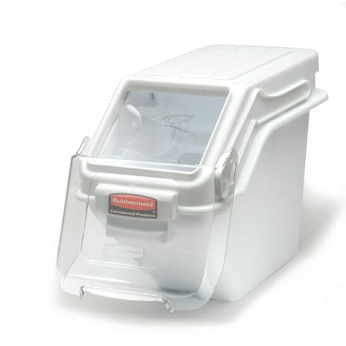 Rubbermaid Commercial Products ProSave Ingredient Bin, 100 Cup, White