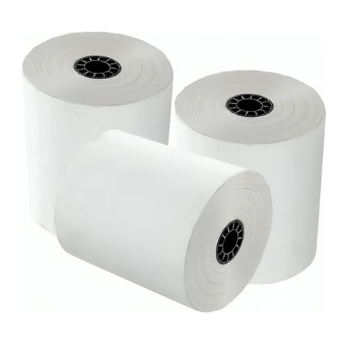 BAM POS 3 1/8” x 230’ Thermal Receipt Paper Rolls - BPA Free - Credit Card Paper - Point of Sale Cash Registers - 30 Rolls Per Case - size: 30 rolls