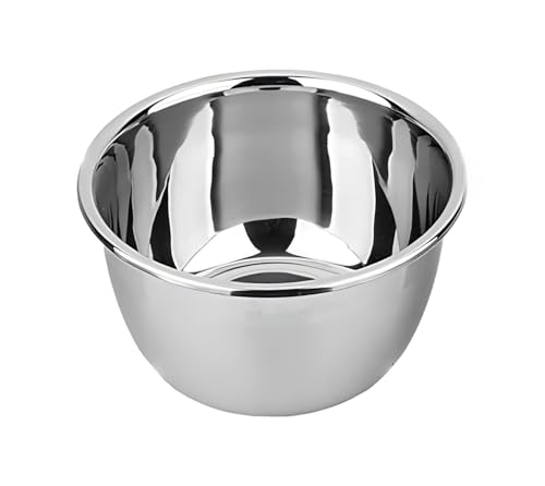 meleg otthon Stainless Steel Mixing Bowl, 23 Quart Salad Bowl, Metal Bowls, Stainless Steel Basin, Heavy Duty Deeper Edge Mirror Finish Dishwasher Safe Bowl - color: diameter 19.68inch