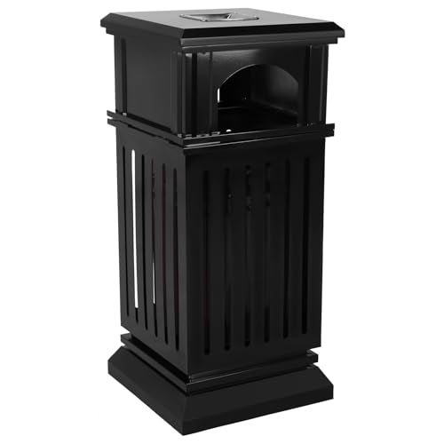 Commercial Trash Can with Removable Inner Bucket & Lid Side Opening Waste Bin Large Capacity for Home/Office/Restaurant/Restroom