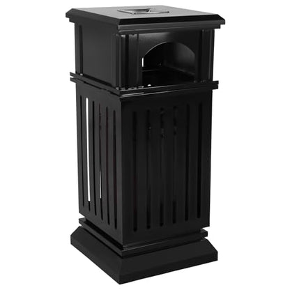 Commercial Trash Can with Removable Inner Bucket & Lid Side Opening Waste Bin Large Capacity for Home/Office/Restaurant/Restroom