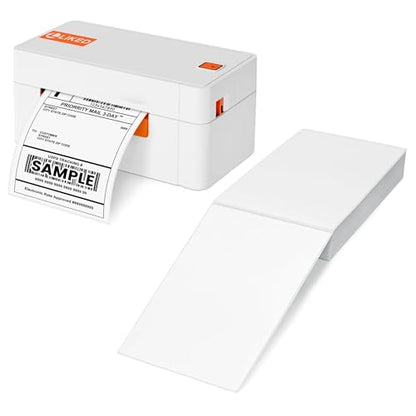 LLIKED 200 4x6 Fanfold Thermal Labels, Direct Thermal Shipping Labels - size: 200 Labels
