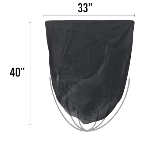 BEIDOU-PAC 33 Gallon Trash Bags, 125 Count, Black Garbage bags, Multi-purpose Trash Can Bin Liners for Home Commercial, Outdoor, Construction, Industrial, Janitorial, Municipal, Lawn, Leaf - style: 33 Gallon |12 Micron |125 Count