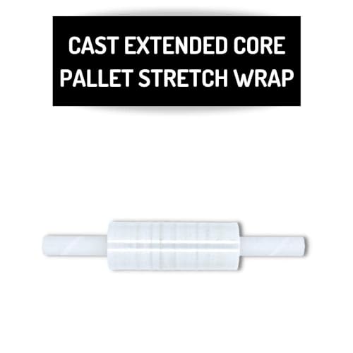 PSBM Pallet Stretch Film/Wrap with Handles 30" x 1000' 90 GA Clear 4 Rolls - size: 30 Inch, style: 90 GA