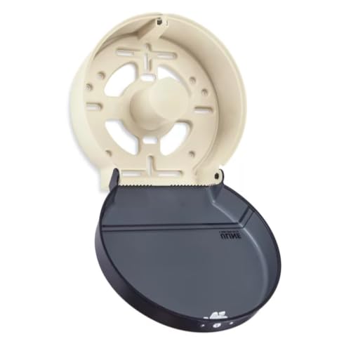 Jumbo Plastic Toilet Paper Bath Tissue Dispenser, Single Roll Dispenser | Holds Any Brand of 9" Diameter Rolls | Commercial Toilet Paper Dispenser - color: Plastic, size: Single Roll