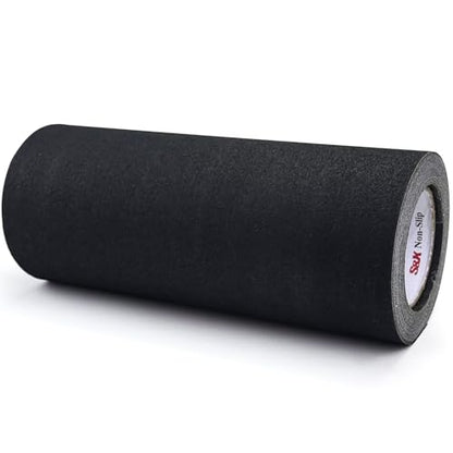 S&X Anti Slip Tape 12in x 33ft Grip Tape for Stairs & Floors, Black - size: 12 inches x 33 feet