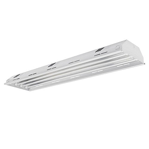 4-Lamp T8 LED Ready High Bay Light Fixture 120-277V Industrial & Commercial Use UL Listed for Dry & Damp Locations - color: 4 Lamp LED