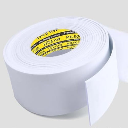 Single-Sided Adhesive Foam Tape EVA White,3.15inx 16.4FT - color: White, size: 3.15 Inch x 16.4 FT