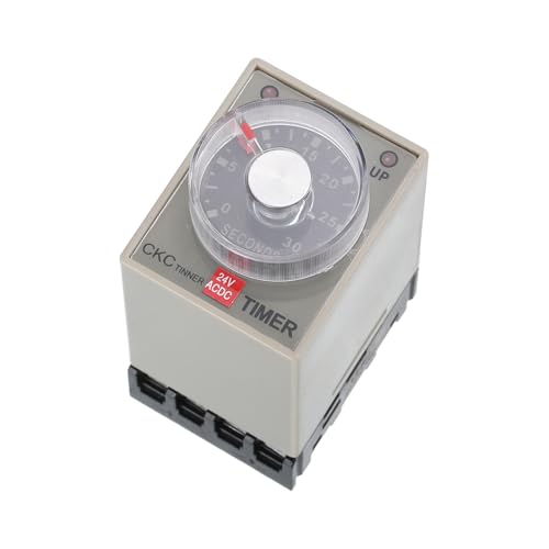MECCANIXITY DC24V Timer Relay Time Relay Timing Delay on Time 8 Pin 1S-30S