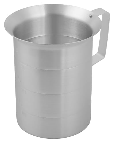Winco 4 qt Aluminum Commercial Measuring Cup