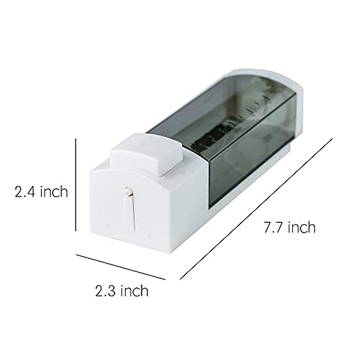 Soap Dispensers 250ml ABS Plastic Drill Free with Adhesive Wall Mount - size: 1-Chamber