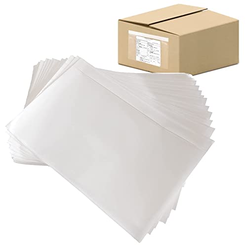 OausTect 6" x 9" Packing Slip Envelope Pouches, Clear Adhesive Top Loading Packing List Label Sleeve - 2000 Packs Shipping Envelopes - size: 6" x 9" - 2000 Pcs