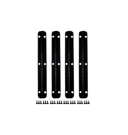 QCAA Solid Brass Wooden Jewery Box Hinge, Cabinet Closet Hinge, 3.86" x 0.5", Matte Black, 4 Pack, Made in Taiwan - color: Matte Black, size: 98mm - 4 Pack