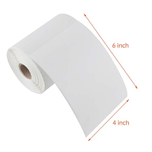 LLIKED 5000 4" x 6" Direct Thermal Shipping Labels with 250 Labels/Roll - size: 20 Rolls