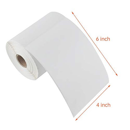 LLIKED 5000 4" x 6" Direct Thermal Shipping Labels with 250 Labels/Roll - size: 20 Rolls