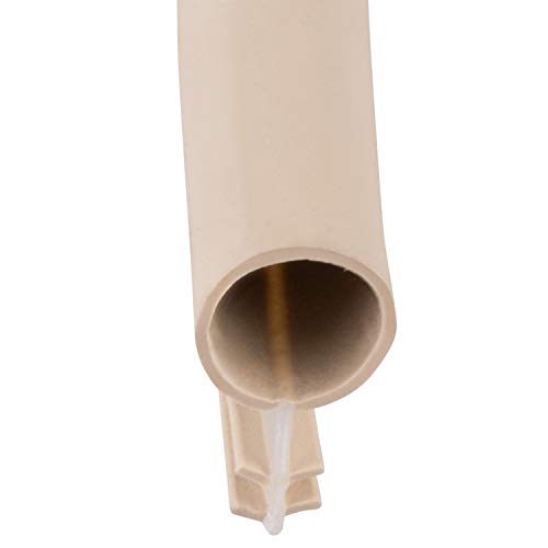 Window Weatherstrip Seal 5/16" Bulb Bubble Kerf Mount 4 Colors & 6 Length Options (100', Tan) - color: Tan, size: 100 Feet