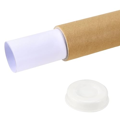 HOIGON 18 Pack 2 x 16 Inch Mailing Shipping Tubes with Caps, Thick Mail Tubes Cardboard Mailing Tube for Packing,Shipping, Artwork, Crafts, Storage of Poster - size: 2x16 Inch