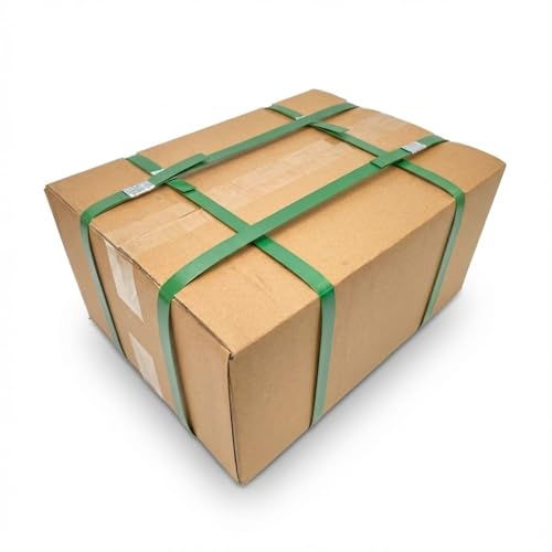 Banding Strapping Kit, Heavy Duty Pallet Strapping Kit with 5/8" x 1000' PET Banding Strap Roll, 300 Metal Seals, Poly Strapping Kit Tensioner, Bander Tool & Banding Sealer for Packaging - size: Strapping Tool Kit