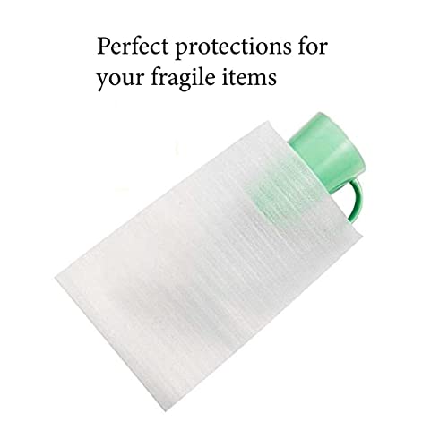 ALIN 60 Cushion Foam Pouches for Moving, Reusable Bubble Wrap Alternative, Protect Mugs, Cups, Glasses, China Dishes, Packing Supplies for Shipping and Storage, Assorted Sizes