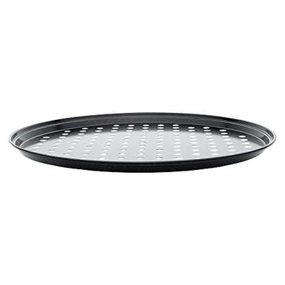 Restaurantware 13 In Perforated Carbon Steel Pizza Pan, Non-Stick, 1 Count - size: 13"