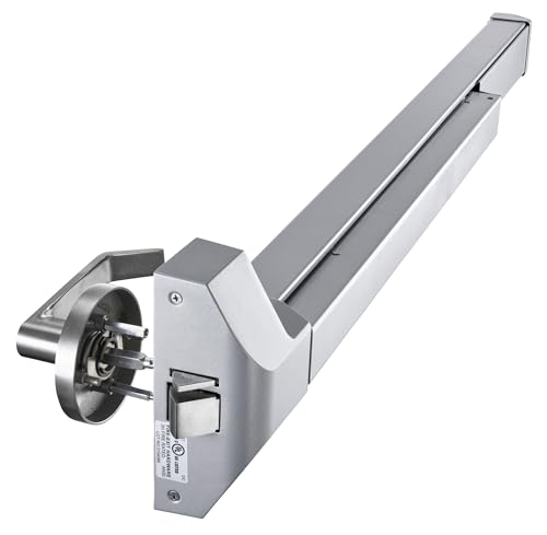 Push Bar Panic Exit Device for Exit Doors, UL Listed, with Exterior Lever