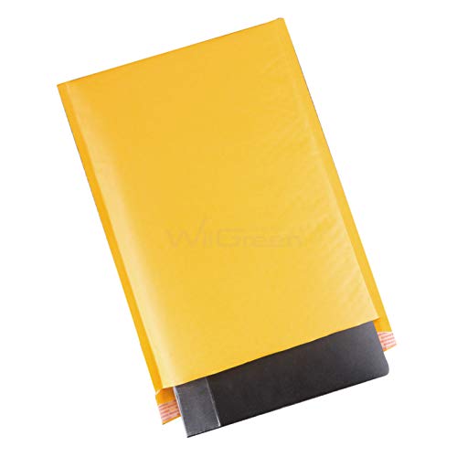 #0 25 PCS 7x9 Inch Kraft Paper Bubble Mailers Padded Envelopes Bags with Peel and Seal for Gift, Packing and Shipping, Keep Safe and Protected, Wholesale Price (Usable Size: 6x9 Inch) - color: Kraft